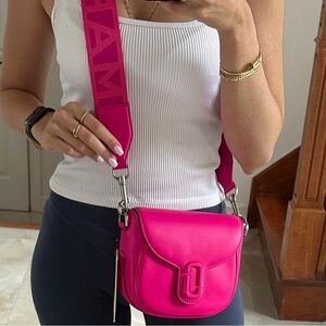 Marc Jacobs Fuchsia Crossbody Bag